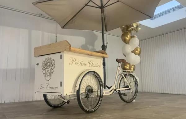 Decor and Event Styling Category Vendor Gallery Pristine Classics – Prosecco Van & Ice Cream Bike