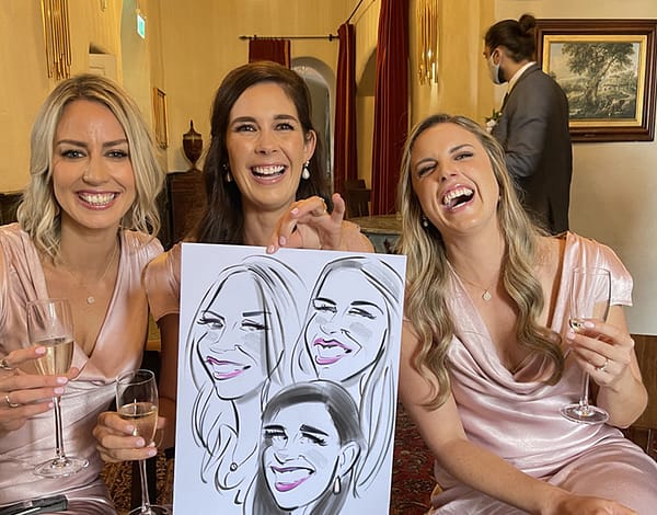 Wedding Entertainment Listing Category Caricatures by Niall O Loughlin – Irelands leading Celebrity Caricature Artist